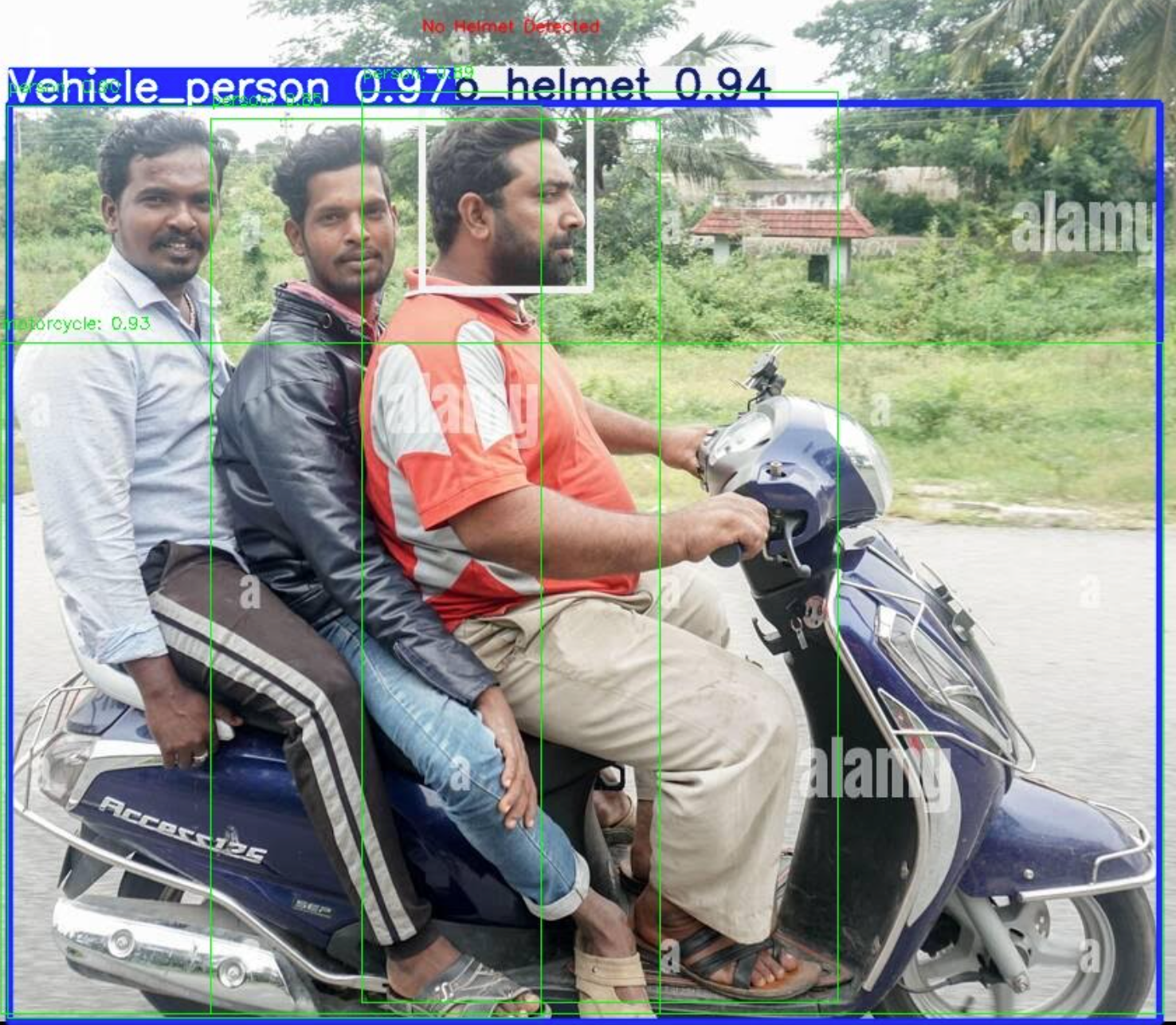 Image for Project A Web App for Deep Learning based system to detect Triple Riding and Helmet violations through CCTV Webcam